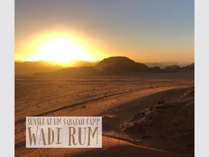 Um Sabatah Camp Hotel Wadi Rum Exterior photo